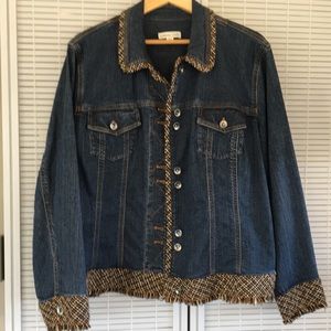 ColdWater Creek Blue Jean Jacket